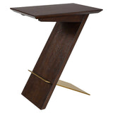 Breakthrough Brown/Gold Modern Accent Table - Ornate Home