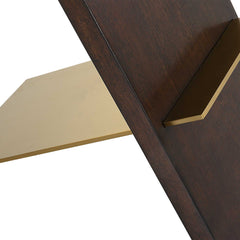 Breakthrough Brown/Gold Modern Accent Table - Ornate Home