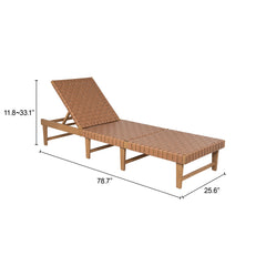 Breath Brown Chaise Lounge - Ornate Home