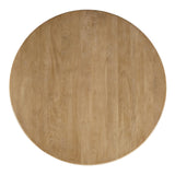 Breck Brick/Natural Mango Round Dining Table w/ 4 Chairs - Ornate Home
