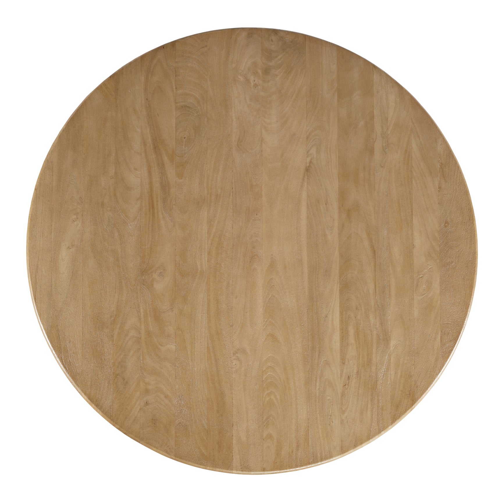Breck Natural Mango Round Dining Table - Ornate Home