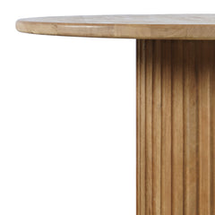 Breck Natural Mango Round Dining Table - Ornate Home