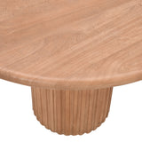 Breck Natural Oak Double Pedestal Dining Table - Ornate Home