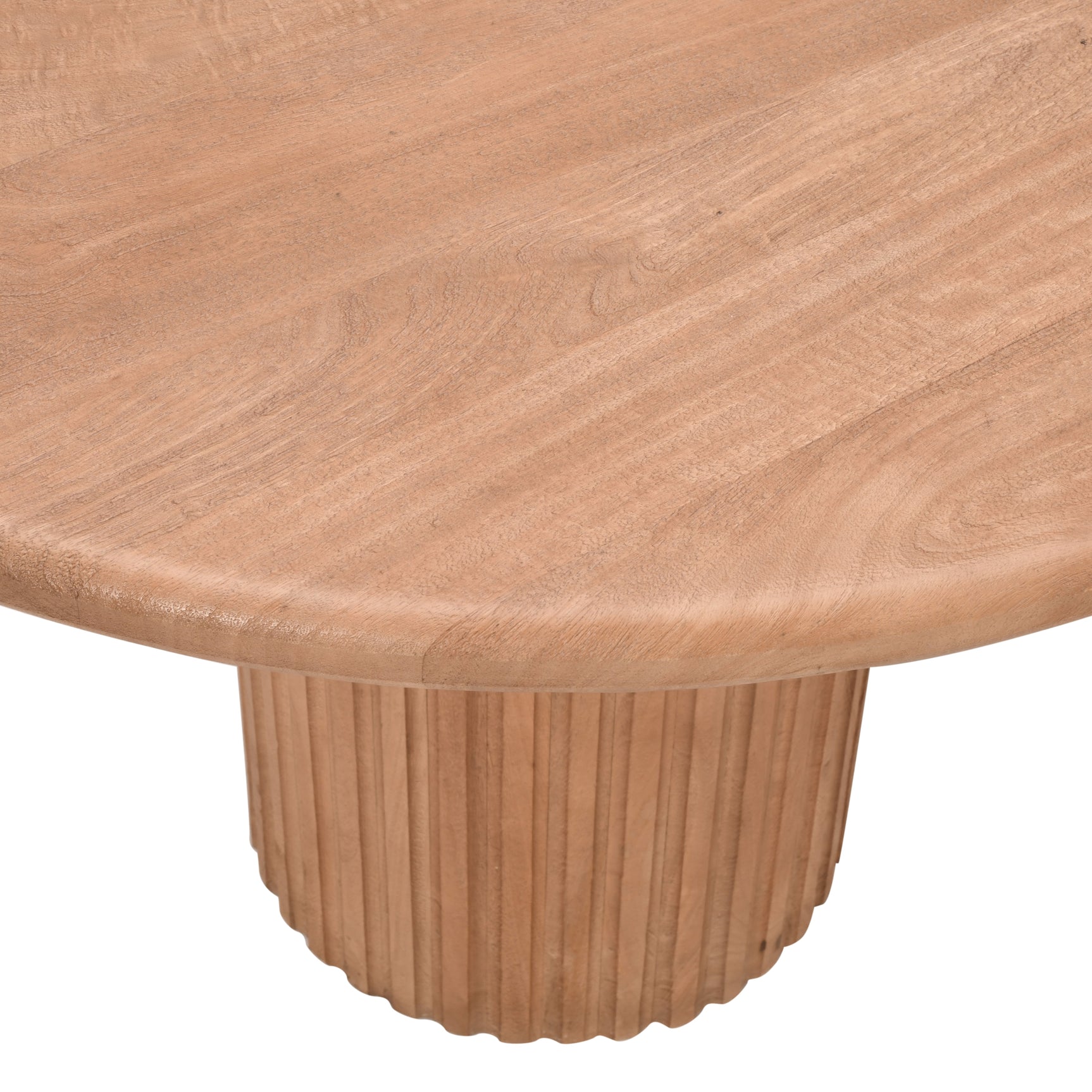 Breck Natural Oak Double Pedestal Dining Table - Ornate Home