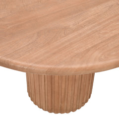 Breck Natural Oak Double Pedestal Dining Table - Ornate Home