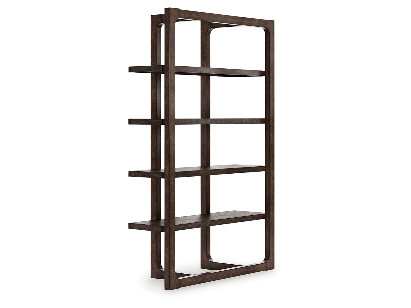 Breckington Dark Brown Bookcase - Ornate Home