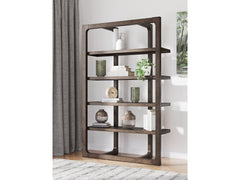 Breckington Dark Brown Bookcase - Ornate Home