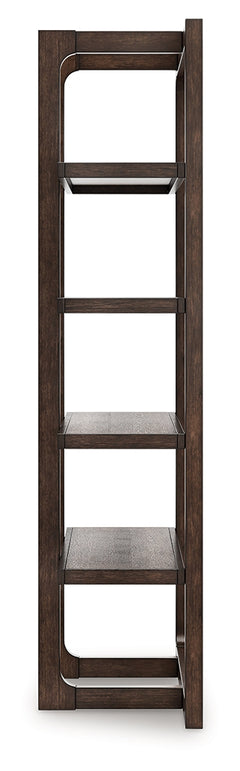 Breckington Dark Brown Bookcase - Ornate Home