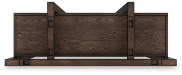 Breckington Dark Brown Bookcase - Ornate Home