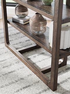 Breckington Dark Brown Bookcase - Ornate Home