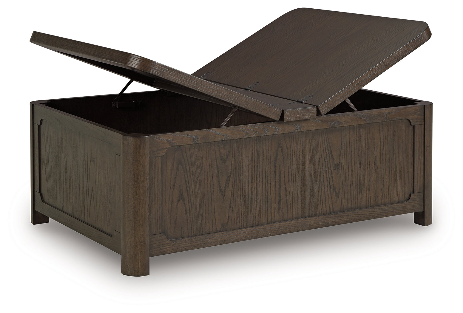 Breckington Dark Brown Cocktail Table with Storage (Online Special Price) - Ornate Home