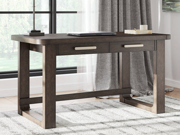 Breckington Dark Brown Home Office Desk - Ornate Home