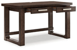 Breckington Dark Brown Home Office Desk - Ornate Home