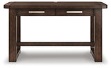 Breckington Dark Brown Home Office Desk - Ornate Home