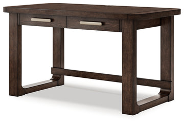 Breckington Dark Brown Home Office Desk - Ornate Home