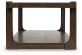 Breckington Dark Brown Rectangular Cocktail Table (Online Special Price) - Ornate Home