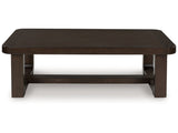 Breckington Dark Brown Rectangular Cocktail Table (Online Special Price) - Ornate Home
