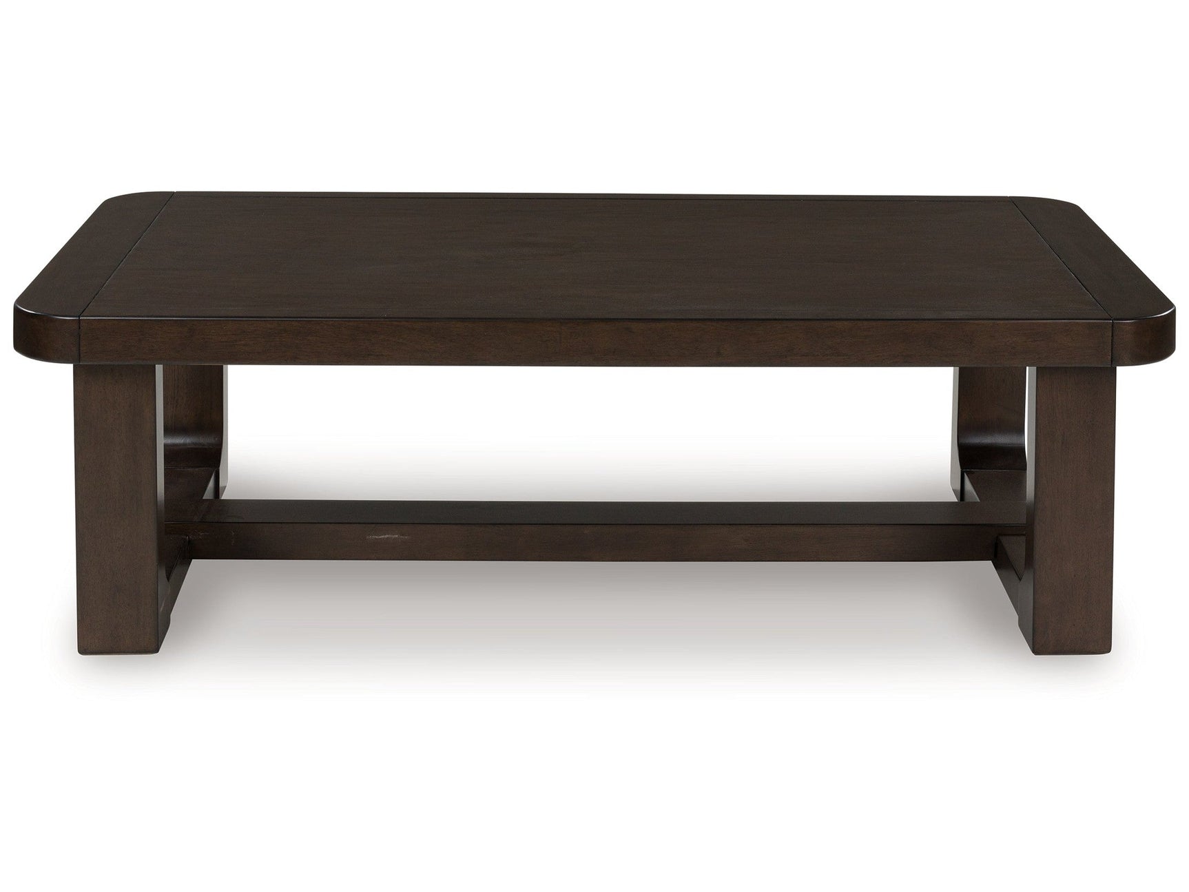 Breckington Dark Brown Rectangular Cocktail Table (Online Special Price) - Ornate Home