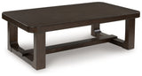 Breckington Dark Brown Rectangular Cocktail Table (Online Special Price) - Ornate Home