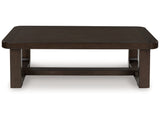 Breckington Dark Brown Rectangular Cocktail Table - Ornate Home