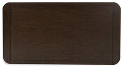 Breckington Dark Brown Rectangular Cocktail Table - Ornate Home