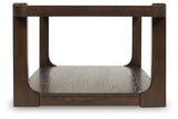 Breckington Dark Brown Rectangular Cocktail Table - Ornate Home