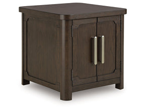 Breckington Dark Brown Rectangular End Table (Online Special Price) - Ornate Home