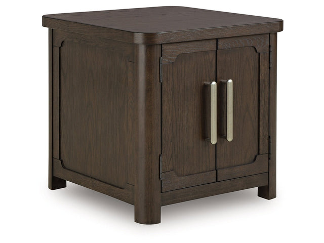 Breckington Dark Brown Rectangular End Table (Online Special Price) - Ornate Home