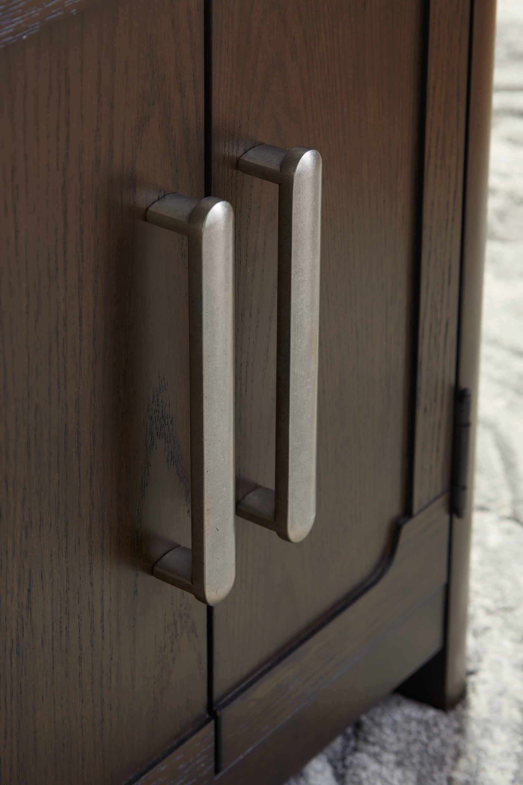 Breckington Dark Brown Rectangular End Table - Ornate Home