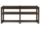 Breckington Dark Brown Sofa Table - Ornate Home
