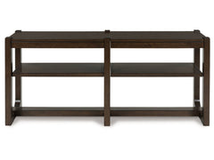 Breckington Dark Brown Sofa Table - Ornate Home