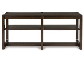 Breckington Dark Brown Sofa Table - Ornate Home