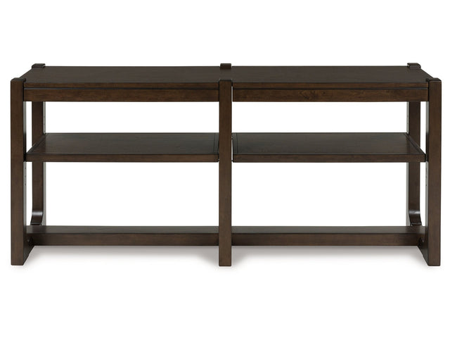 Breckington Dark Brown Sofa Table - Ornate Home