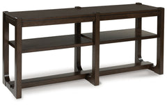 Breckington Dark Brown Sofa Table - Ornate Home