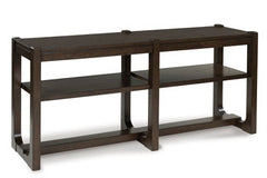Breckington Dark Brown Sofa Table - Ornate Home