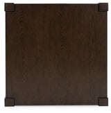 Breckington Dark Brown Square End Table (Online Special Price) - Ornate Home