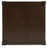 Breckington Dark Brown Square End Table (Online Special Price) - Ornate Home