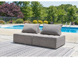 Bree Zee Brown 2-Piece Outdoor Sectional - Ornate Home