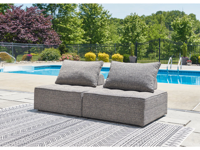 Bree Zee Brown 2-Piece Outdoor Sectional - Ornate Home