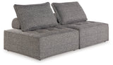 Bree Zee Brown 2-Piece Outdoor Sectional - Ornate Home