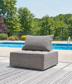 Bree Zee Brown 6-Piece Outdoor Modular Seating - Ornate Home