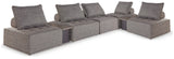 Bree Zee Brown 7-Piece Outdoor Modular Seating - Ornate Home