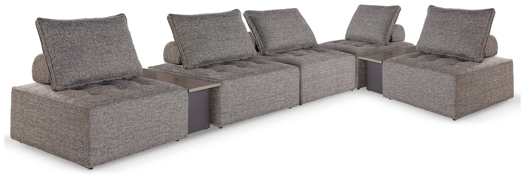 Bree Zee Brown 7-Piece Outdoor Modular Seating - Ornate Home