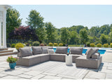 Bree Zee Brown 7-Piece Outdoor Sectional - Ornate Home