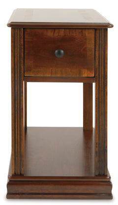 Breegin Brown Chairside End Table - Ornate Home