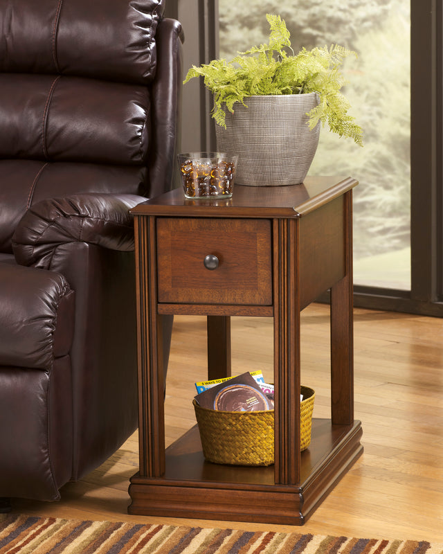 Breegin Brown Chairside End Table - Ornate Home