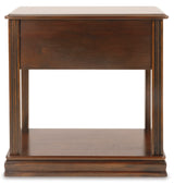 Breegin Brown Chairside End Table - Ornate Home