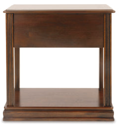 Breegin Brown Chairside End Table - Ornate Home