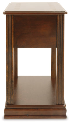 Breegin Brown Chairside End Table - Ornate Home