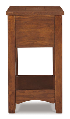 Breegin Brown Chairside End Table - Ornate Home